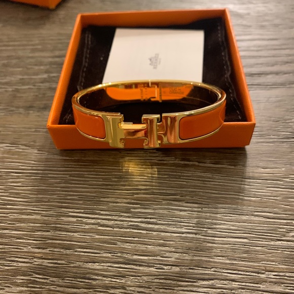 Hermes Clic H Bracelet, Like new, original box, worn a few...